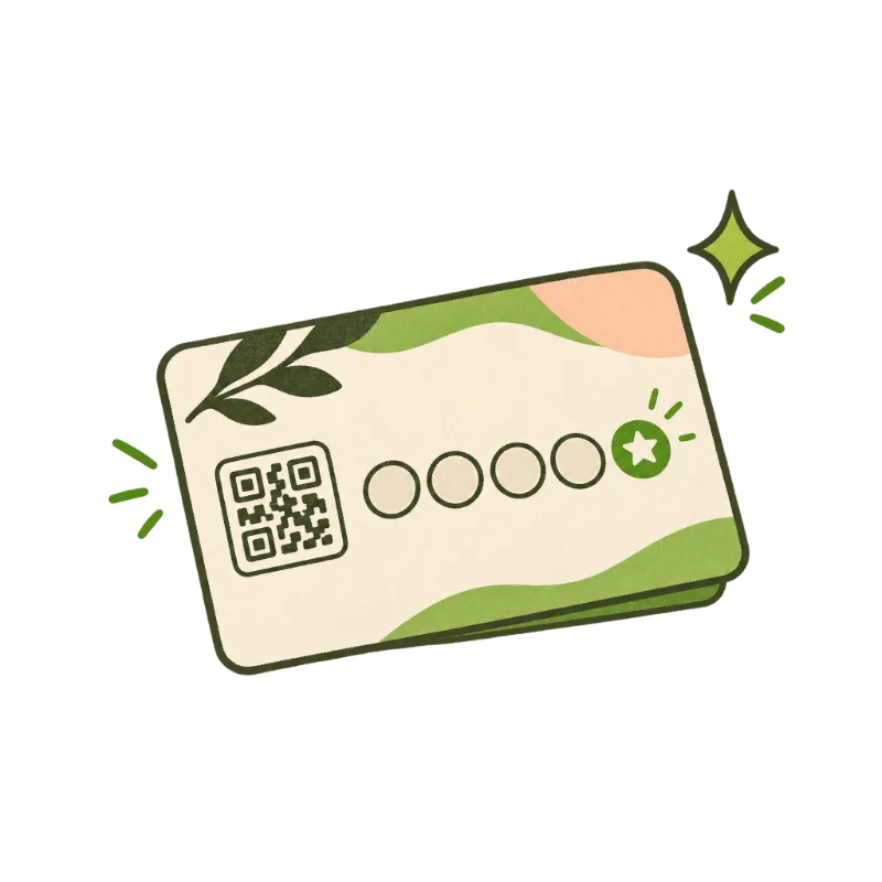 Klanten stempelen via QR